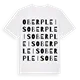 Oberpleis ordlek t-shirt