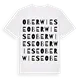 Oberwiese ordlek t-shirt