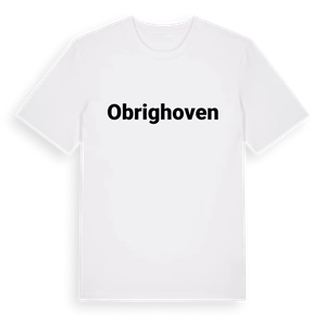 Obrighoven fetstil t-shirt – ekologisk bomull t-shirt från Pinshirt