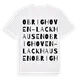 Obrighoven-Lackhausen ordlek t-shirt