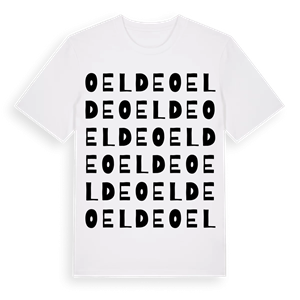 Oelde ordlek t-shirt – ekologisk bomull t-shirt från Pinshirt