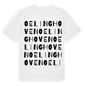 Oelinghoven ordlek t-shirt – ekologisk bomull t-shirt från Pinshirt