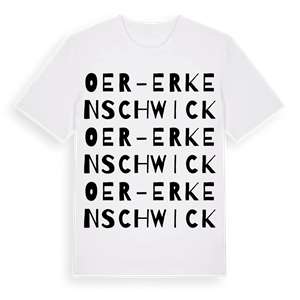 Oer-Erkenschwick ordlek t-shirt – ekologisk bomull t-shirt från Pinshirt