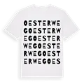 Oesterweg ordlek t-shirt
