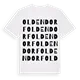 Oldendorf ordlek t-shirt