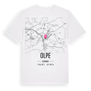 Olpe karta t-shirt – ekologisk bomull t-shirt från Pinshirt