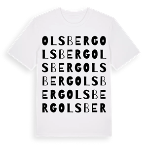 Olsberg ordlek t-shirt – ekologisk bomull t-shirt från Pinshirt
