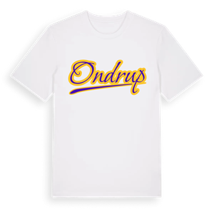 Ondrup baseball t-shirt – ekologisk bomull t-shirt från Pinshirt