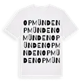Opmünden ordlek t-shirt