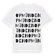 Opmünden ordlek t-shirt