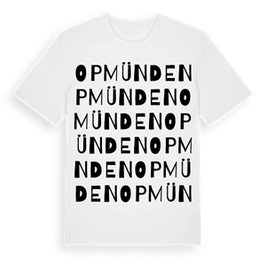 Opmünden ordlek t-shirt – ekologisk bomull t-shirt från Pinshirt