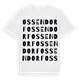 Ossendorf ordlek t-shirt