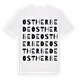 Ostherbede ordlek t-shirt