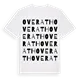 Overath ordlek t-shirt