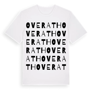 Overath ordlek t-shirt – ekologisk bomull t-shirt från Pinshirt
