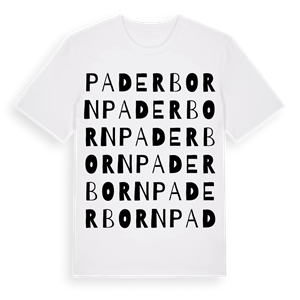 Paderborn ordlek t-shirt – ekologisk bomull t-shirt från Pinshirt