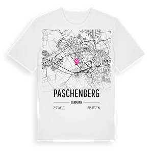 Paschenberg karta t-shirt – ekologisk bomull t-shirt från Pinshirt