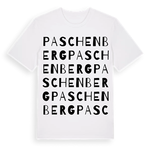 Paschenberg ordlek t-shirt – ekologisk bomull t-shirt från Pinshirt