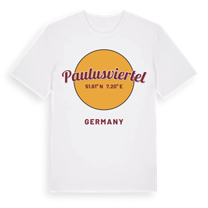 Paulusviertel cirkel t-shirt – ekologisk bomull t-shirt från Pinshirt