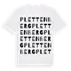 Plettenberg ordlek t-shirt