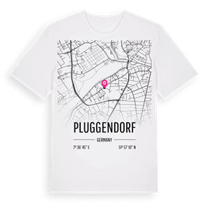 Pluggendorf karta t-shirt – ekologisk bomull t-shirt från Pinshirt
