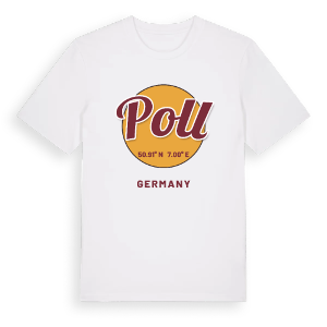 Poll cirkel t-shirt – ekologisk bomull t-shirt från Pinshirt