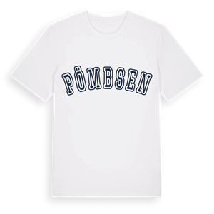 Pömbsen college t-shirt – ekologisk bomull t-shirt från Pinshirt