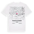 Preußisch Oldendorf karta t-shirt