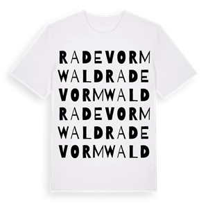 Radevormwald ordlek t-shirt – ekologisk bomull t-shirt från Pinshirt