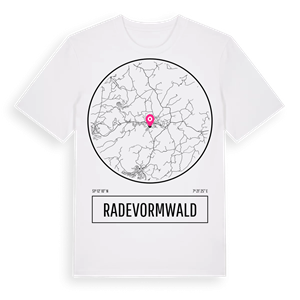 Radevormwald t-shirt – ekologisk bomull t-shirt från Pinshirt
