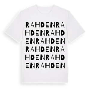 Rahden ordlek t-shirt – ekologisk bomull t-shirt från Pinshirt