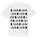 Rahm ordlek t-shirt