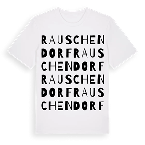 Rauschendorf ordlek t-shirt – ekologisk bomull t-shirt från Pinshirt