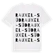 Rauxel-Süd ordlek t-shirt