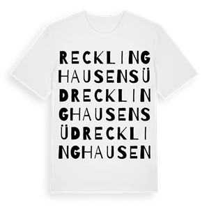 Recklinghausen Süd ordlek t-shirt – ekologisk bomull t-shirt från Pinshirt