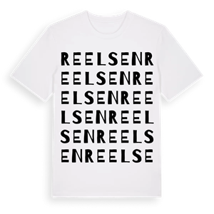 Reelsen ordlek t-shirt – ekologisk bomull t-shirt från Pinshirt