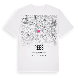 Rees karta t-shirt – ekologisk bomull t-shirt från Pinshirt