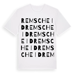 Remscheid ordlek t-shirt – ekologisk bomull t-shirt från Pinshirt