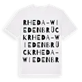 Rheda-Wiedenbrück ordlek t-shirt