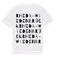 Rheda-Wiedenbrück ordlek t-shirt