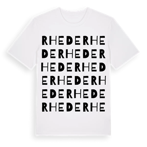 Rhede ordlek t-shirt – ekologisk bomull t-shirt från Pinshirt