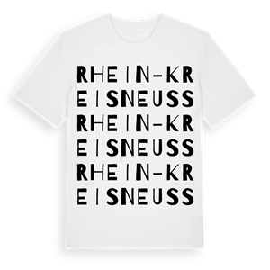 Rhein-Kreis Neuss ordlek t-shirt – ekologisk bomull t-shirt från Pinshirt