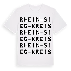 Rhein-Sieg-Kreis ordlek t-shirt – ekologisk bomull t-shirt från Pinshirt