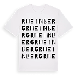 Rheinberg ordlek t-shirt – ekologisk bomull t-shirt från Pinshirt