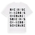 Rheinisch-Bergischer Kreis ordlek t-shirt