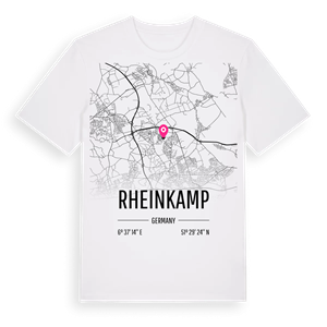 Rheinkamp karta t-shirt – ekologisk bomull t-shirt från Pinshirt