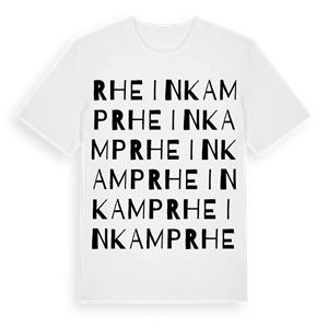 Rheinkamp ordlek t-shirt – ekologisk bomull t-shirt från Pinshirt