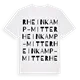 Rheinkamp-Mitte ordlek t-shirt