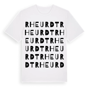 Rheurdt ordlek t-shirt – ekologisk bomull t-shirt från Pinshirt