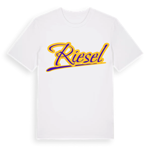 Riesel baseball t-shirt – ekologisk bomull t-shirt från Pinshirt